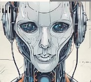 Fusion-AI mascot portrait